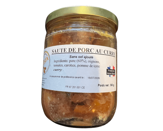 Sauté de porc au curry