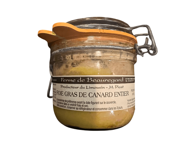 Foie gras entier de canard en bocal