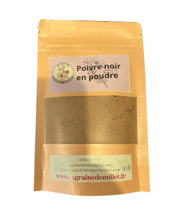 Poivre Noir de poudre Bresil