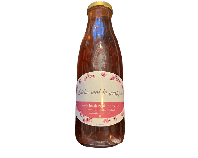 Jus de raisin "Lâche moi la grappe"