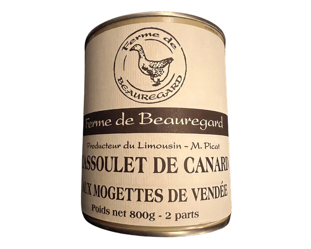 Cassoulet de canard aux mogettes de vendée