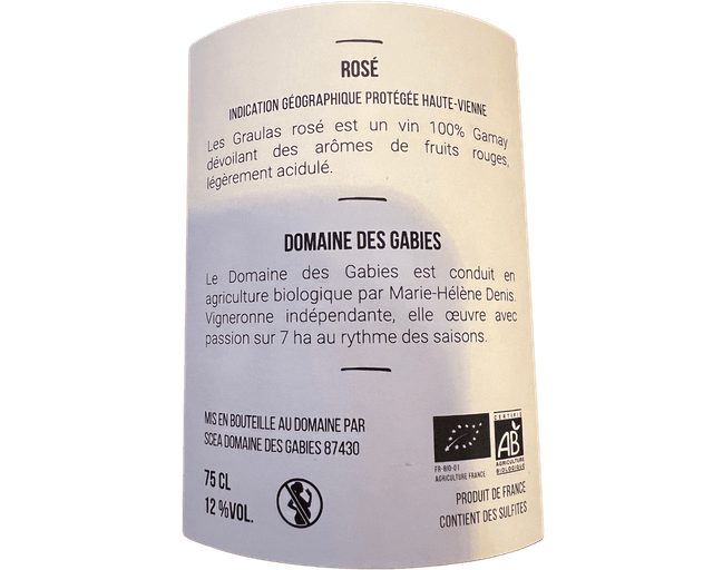 Vin Rosé Les Graulas 2023