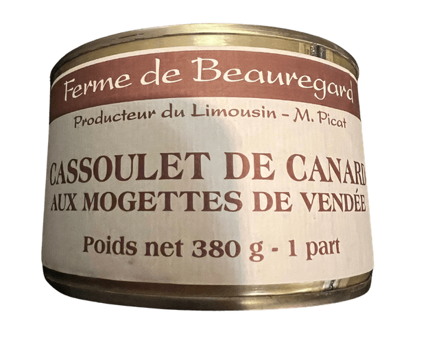 Cassoulet de canard aux mogettes de vendée