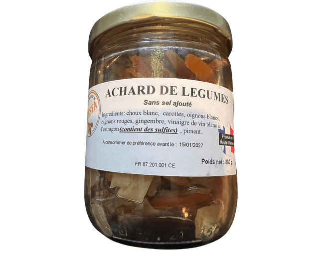 Achard de légumes