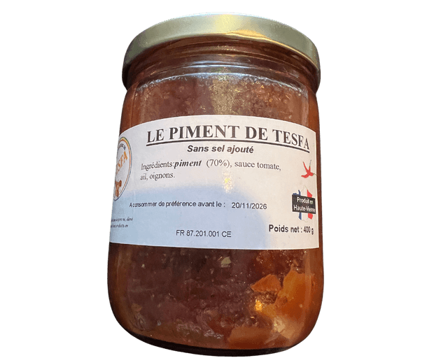 Le piment de tesfa 400 g