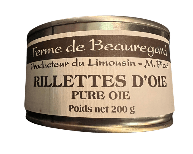 Rillettes d&#039;oie pure oie 200 g