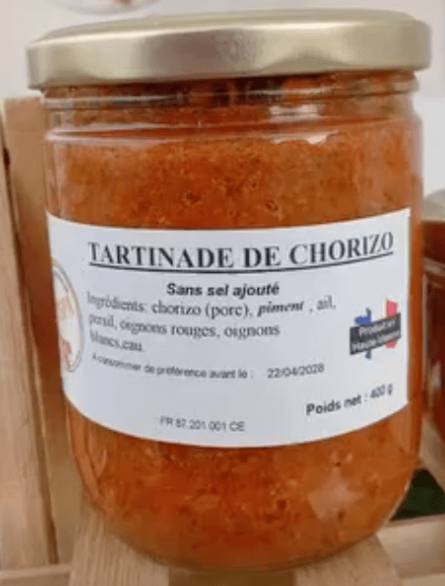 Tartinade de chorizo
