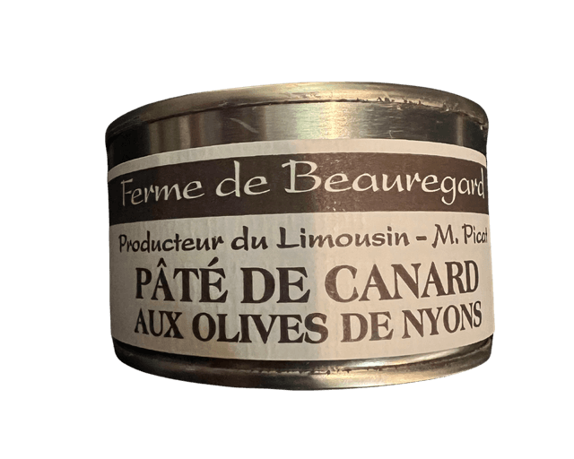Pâté de canard aux olives de nyons 130 g