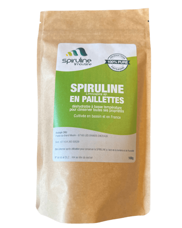 Spiruline en paillettes 