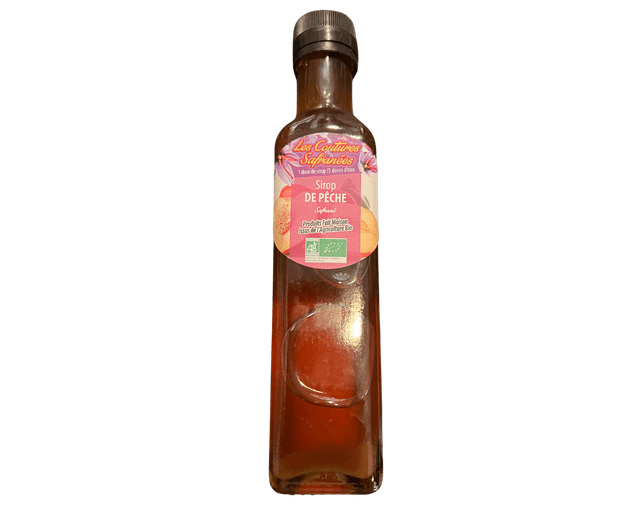 Sirop de pêche safrané 250ml