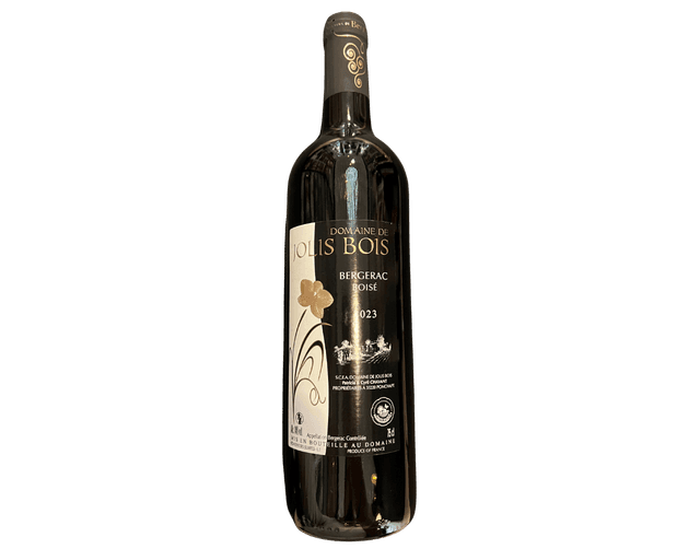 Vin rouge bergerac boisé 2023