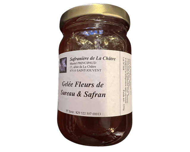Gelée extra fleurs de sureau et safran 230g