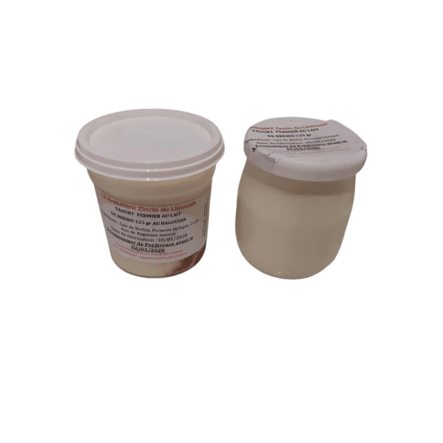 Yaourts au lait de brebis 🧺